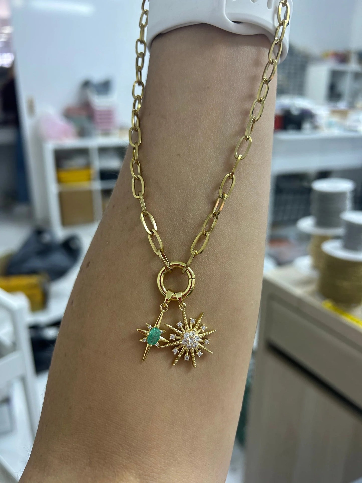 Nerezový odnímatelný přívěsek North Star
