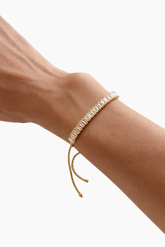 Elegantní  nastavitelný náramek Zircon